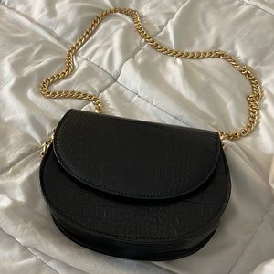 Croc Embossed Crossbody